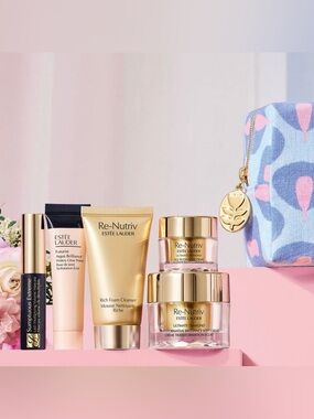 Estée Lauder Re-Nutriv Gold Skincare Set 270$ worth